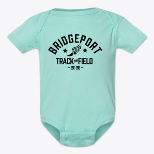 Bridgeport Catholic Academy Track and Field Baby Onesie