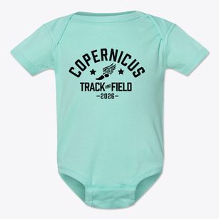 Copernicus Elementary School Track and Field Baby Onesie