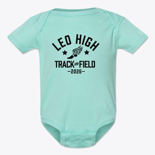 Leo High School Track and Field Baby Onesie
