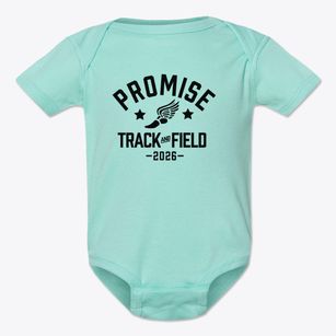 Promise Christian Academy Track and Field Baby Onesie