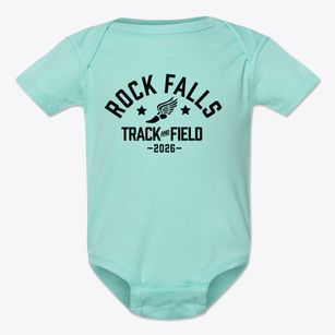 Rock Falls Middle School Track and Field Baby Onesie