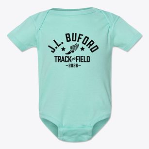 J.l. Buford Intermediate Center School Track and Field Baby Onesie