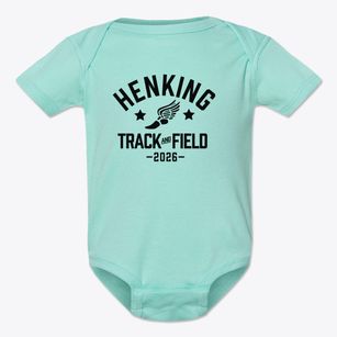 Henking Elementary School Track and Field Baby Onesie