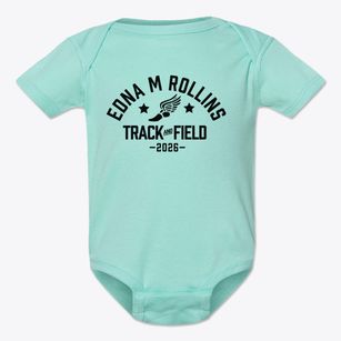 Edna M Rollins School Track and Field Baby Onesie
