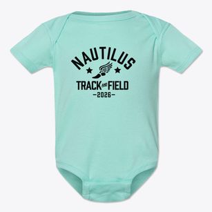 Nautilus Elementary School Track and Field Baby Onesie