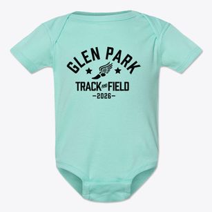Glen Park Academy Track and Field Baby Onesie