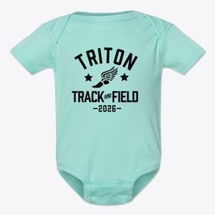 Triton Middle School Track and Field Baby Onesie