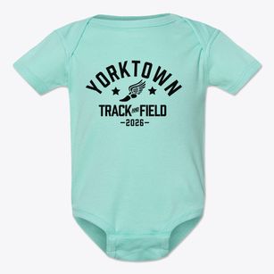 Yorktown Middle School Track and Field Baby Onesie