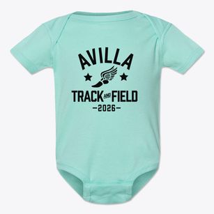 Avilla Elementary School Track and Field Baby Onesie