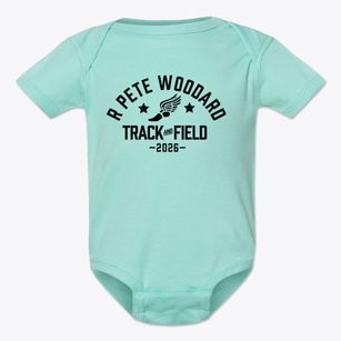 R Pete Woodard Junior High School Track and Field Baby Onesie