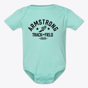 Armstrong Primary Academy Track and Field Baby Onesie