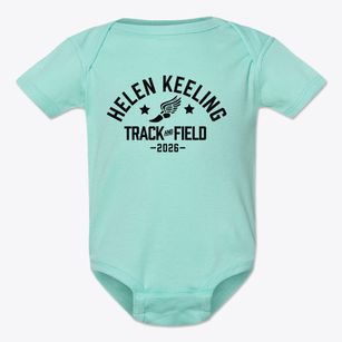Helen Keeling Elementary School Track and Field Baby Onesie