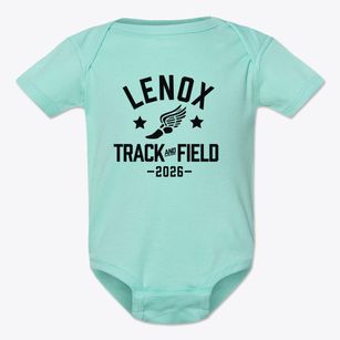 Lenox Elementary School Track and Field Baby Onesie