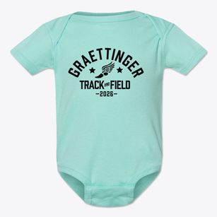 Graettinger School Track and Field Baby Onesie