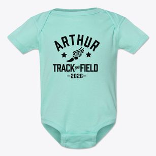 Arthur Elementary School Track and Field Baby Onesie
