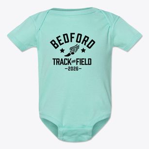 Bedford Community High School Track and Field Baby Onesie