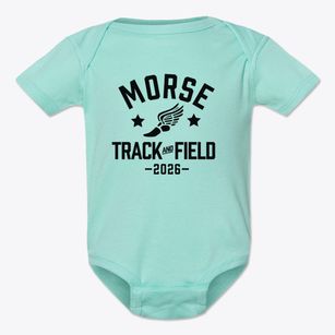 Morse Elementary School Track and Field Baby Onesie