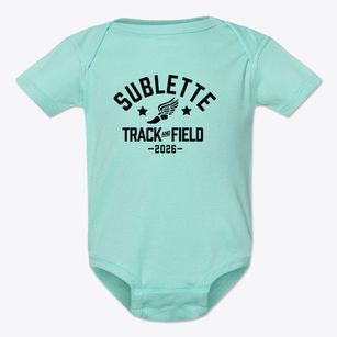 Sublette Middle School Track and Field Baby Onesie