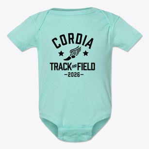 Cordia School Track and Field Baby Onesie