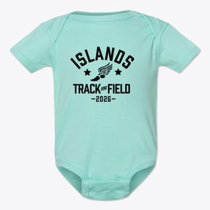Islands Elementary School Track and Field Baby Onesie