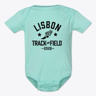 Lisbon Elementary School Track and Field Baby Onesie