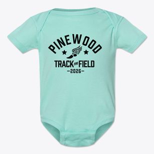Pinewood Elementary School Track and Field Baby Onesie