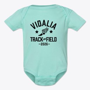 Vidalia Middle School Track and Field Baby Onesie