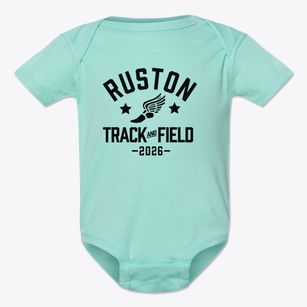 Ruston High School Track and Field Baby Onesie