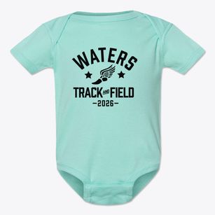 Waters Elementary School Track and Field Baby Onesie