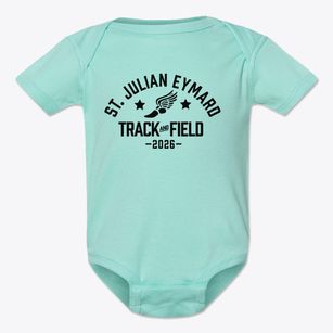 St Julian Eymard Church Track and Field Baby Onesie