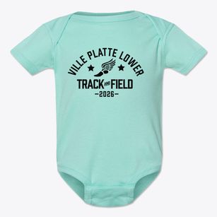 Ville Platte Lower Elementary School Track and Field Baby Onesie