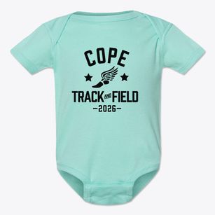 Cope Middle School Track and Field Baby Onesie