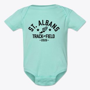 Saint Albans Elementary School Track and Field Baby Onesie