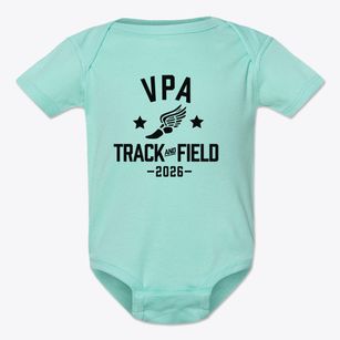 Visual And Performing Arts Magnet School Track and Field Baby Onesie