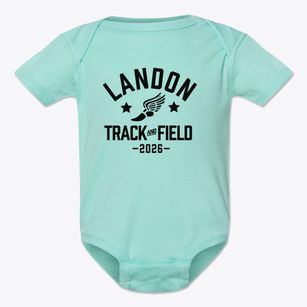 Landon School Track and Field Baby Onesie