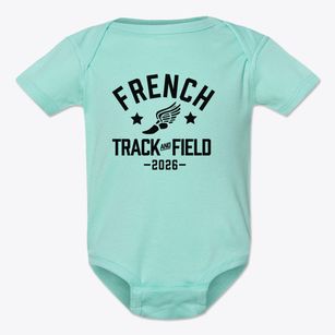 French International School Track and Field Baby Onesie