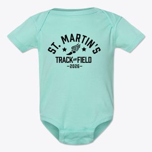 Saint Martin's Lutheran School Track and Field Baby Onesie