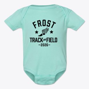 Frost Elementary School Track and Field Baby Onesie