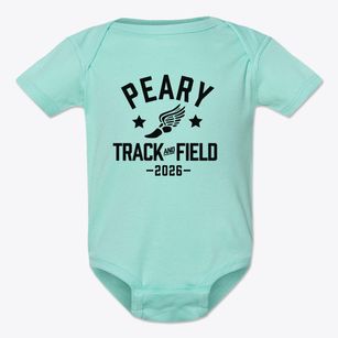 Robert E Peary High School Track and Field Baby Onesie