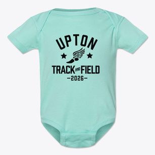Upton School Track and Field Baby Onesie
