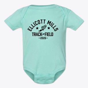 Ellicott Mills Middle School Track and Field Baby Onesie