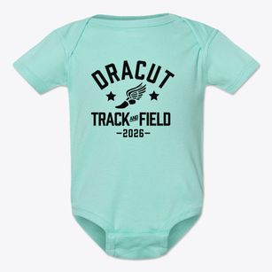 Dracut Elementary School Track and Field Baby Onesie