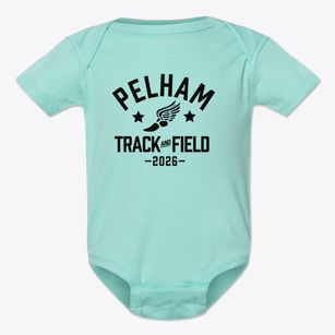 Pelham Academy Track and Field Baby Onesie