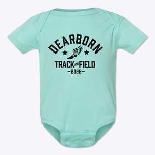 Dearborn Academy Track and Field Baby Onesie