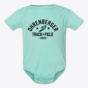 Ohrenberger Elementary School Track and Field Baby Onesie