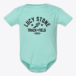 Lucy Stone Elementary School Track and Field Baby Onesie
