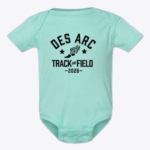 Des Arc High School Track and Field Baby Onesie