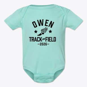 Owen Elementary School Track and Field Baby Onesie