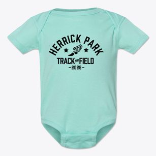 Herrick Park Elementary School Track and Field Baby Onesie