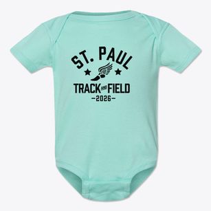Saint Paul The Apostle School Track and Field Baby Onesie